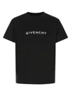Givenchy Cotton Reverse Slim Fit T-shirt With Signature Print In 1