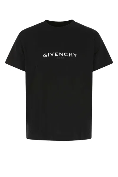 GIVENCHY BLACK COTTON OVERSIZE T-SHIRT