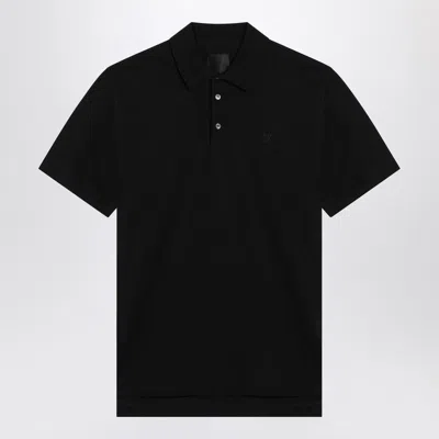 Givenchy Black Cotton Polo Shirt Men