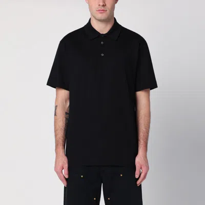 Givenchy Black Cotton Polo Shirt