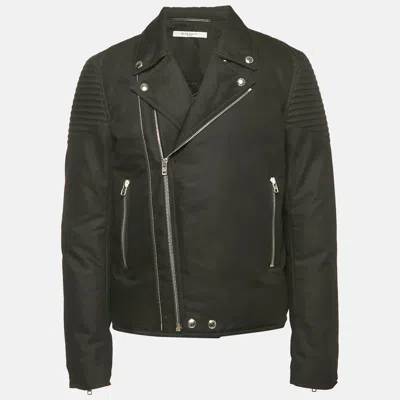 Pre-owned Givenchy Black Cotton Puffer Rider Jacket Xxxl