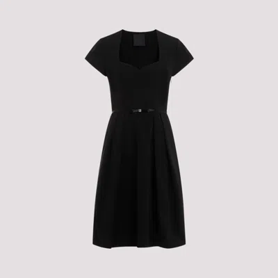 GIVENCHY BLACK COTTON SHORT DRESS