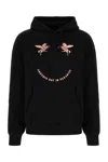 Givenchy Cotton Sweatshirt With Front Pocket And Hood In Black