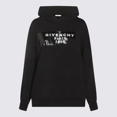 GIVENCHY GIVENCHY BLACK COTTON SWEATSHIRT