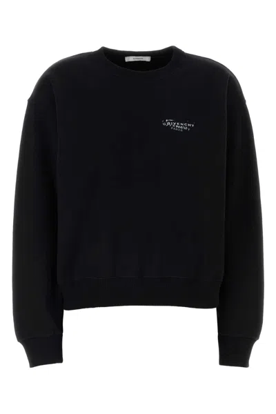 Givenchy Black Cotton Sweatshirt