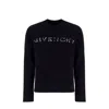 Givenchy Black Cotton Sweatshirt In Black