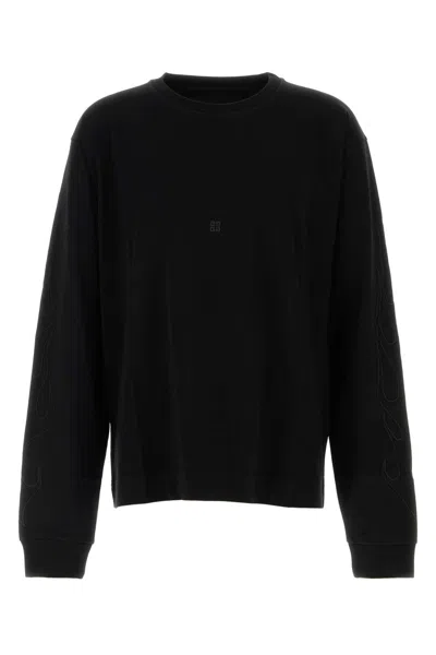 GIVENCHY BLACK COTTON T-SHIRT