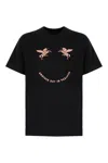 Givenchy Crew-neck T-shirt With Whimsical Unicorn Print In Black