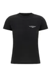 Givenchy Black Cotton Jersey Crewneck T-shirt In Black