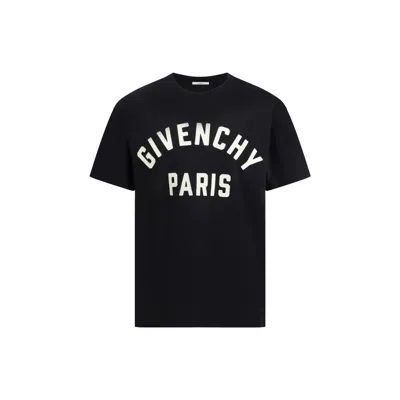 GIVENCHY BLACK COTTON T-SHIRT
