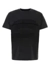Givenchy Layered Crew-neck Stonewashed T-shirt In Black