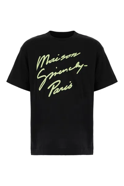 GIVENCHY BLACK COTTON T-SHIRT