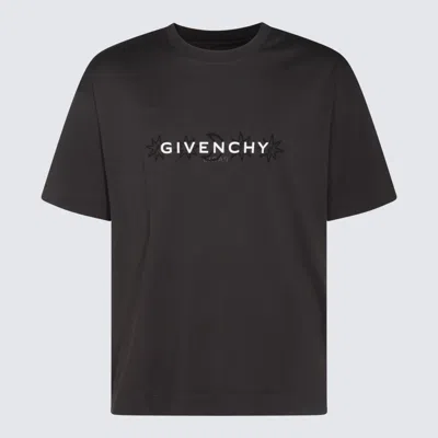 GIVENCHY BLACK COTTON T-SHIRT