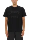 Givenchy Men Cotton T-shirt In Black