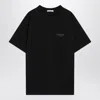 Givenchy Black Cotton T-shirt With Logo In Black