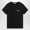 Givenchy Black Cotton T-shirt With Logo In Black