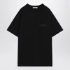 Givenchy Black Cotton T-shirt With Logo In Black