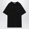 Givenchy Black Cotton T-shirt With Logo