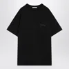 Givenchy Black Cotton T-shirt With Logo In Black