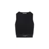 Givenchy Black Cotton Top In Black