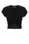 Givenchy Bow Tie T-shirt In Black