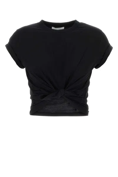 GIVENCHY BLACK COTTON T-SHIRT