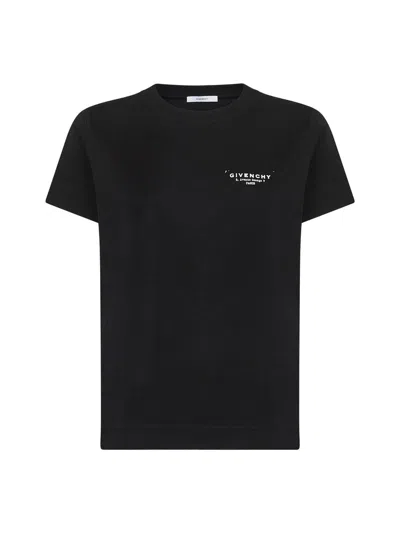 Givenchy Black Cotton T-shirts