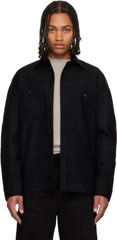 Givenchy Black Couture Seam Shirt In Multi