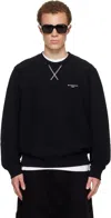 Givenchy Crew Neck Long Sleeve Ribbed Sweatshirt In Multi