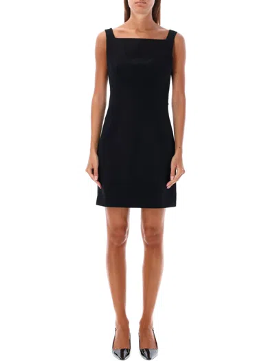 Givenchy Black Cowl-back Crepe Minidress