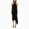Givenchy Black Crepe Dress In Black