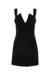 Givenchy V-collar Mini Dress In Black