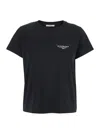 Givenchy Black Cotton Jersey Crewneck T-shirt In Black