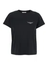Givenchy Black Cotton Jersey Crewneck T-shirt In Multi