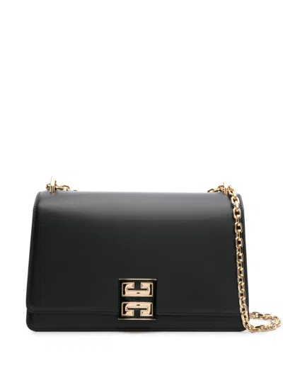 Givenchy Medium 4g Bag In Leather With Chain In Black