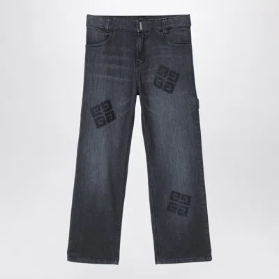 Givenchy Black Denim Jeans With Logos