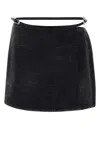 Givenchy Stylish Denim Mini Skirt For Women In Black