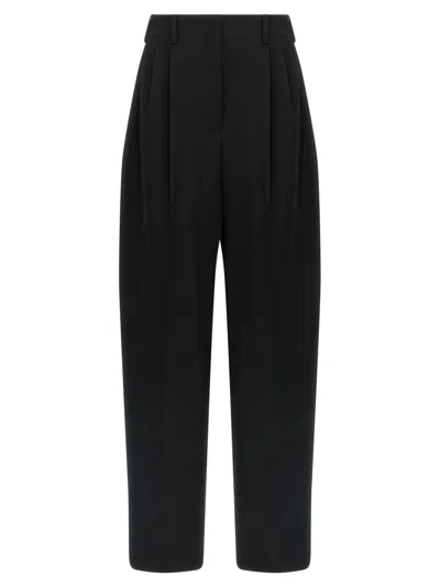 GIVENCHY BLACK DOUBLE PENCE PANTS