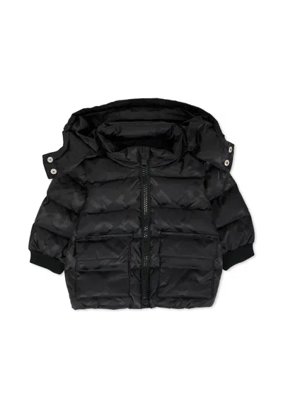 Givenchy Kids' Black Down Jacket For Baby Boy With 4g Motif