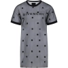 GIVENCHY BLACK DRESS FOR GIRL WITH ALL-OVER LOGO
