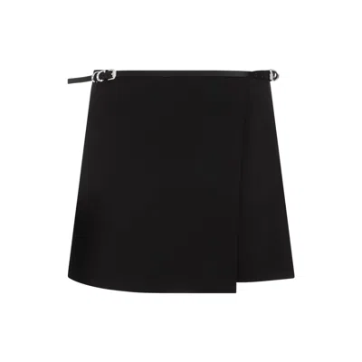 GIVENCHY GIVENCHY BLACK DUCHESSE MINI SKIRT