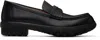 Givenchy Black Echo Loafers In Black