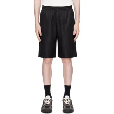 Givenchy Black Elasticized Formal Shorts