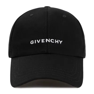 GIVENCHY GIVENCHY BLACK EMBROIDERED CAP
