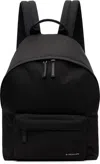 Givenchy Black Backpack With Adjustable Shoulder Straps And Logo On Front In Tech Fabric Man In Black