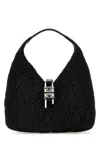 Givenchy Black Fabric G-hobo Mini Handbag