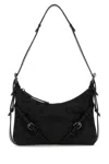 GIVENCHY BLACK FABRIC MINI VOYOU SHOULDER BAG