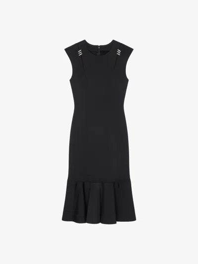 Givenchy Black Fibres Cocktail Dress