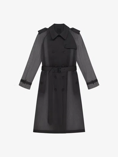 Givenchy Double-breasted Coat In Black