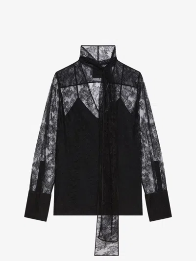 Givenchy Black Fibres Women's Blouse